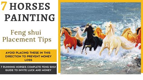 feng shui horse direction|7 Horses Painting Placement Tips That Can Change Your Life.